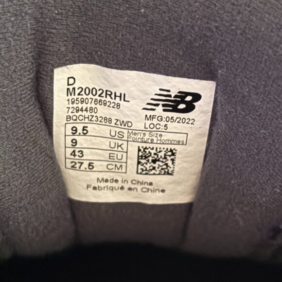 New Balance 2002R | Mens Running Shoes | SIze 9.5 | Natural Indigo - Picture 4 of 4